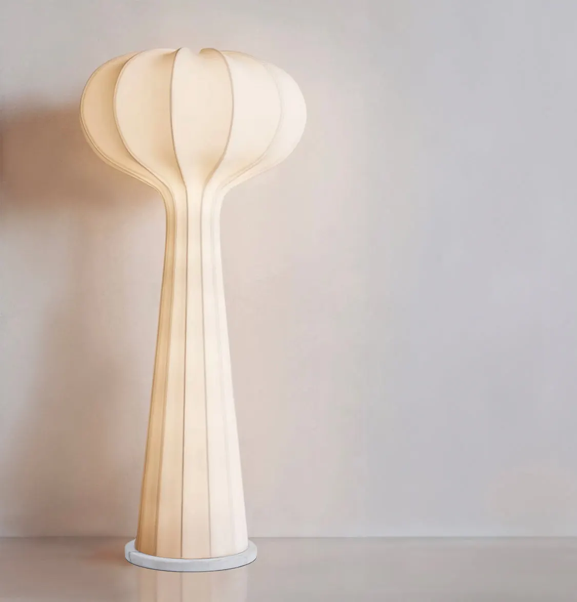 Mimosa Soft Touch Beyaz Mantar Lambader 60 cm